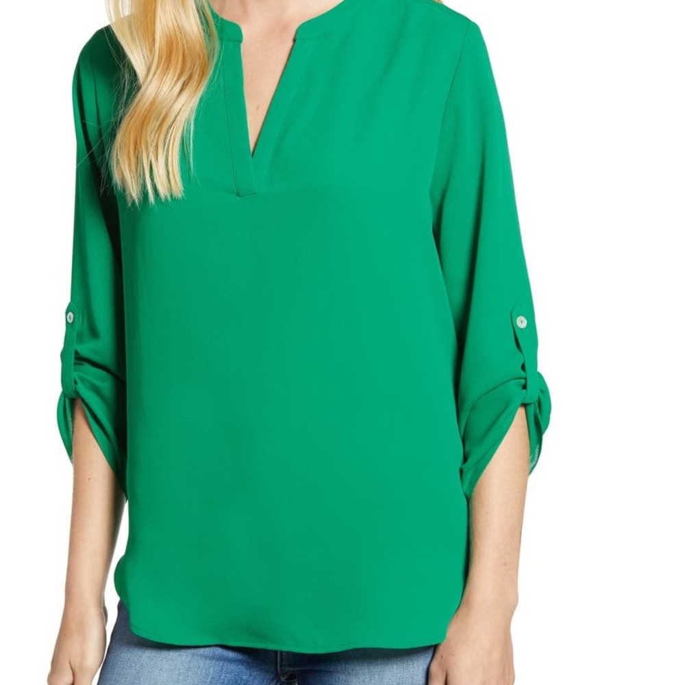 Everleigh Roll-Tab Sleeve Tunic